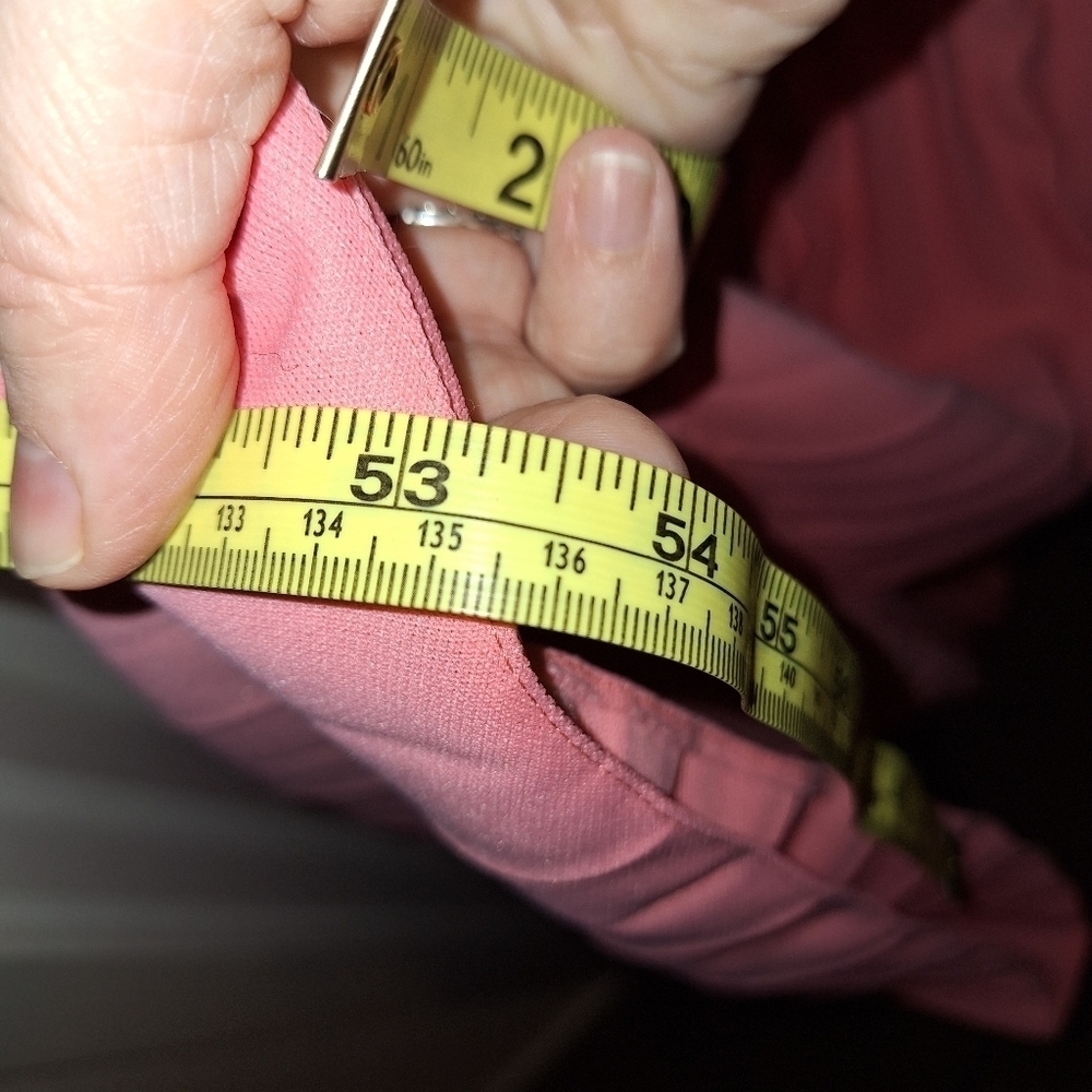Vintage Retro Pink Peach Maxi Dress - Picture 10 of 10